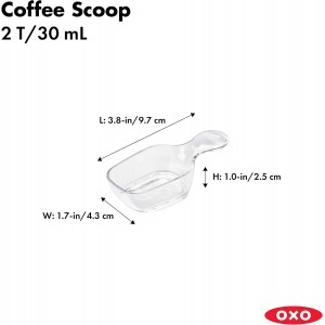 OXO Good Grips POP Container Coffee Scoop, Clear