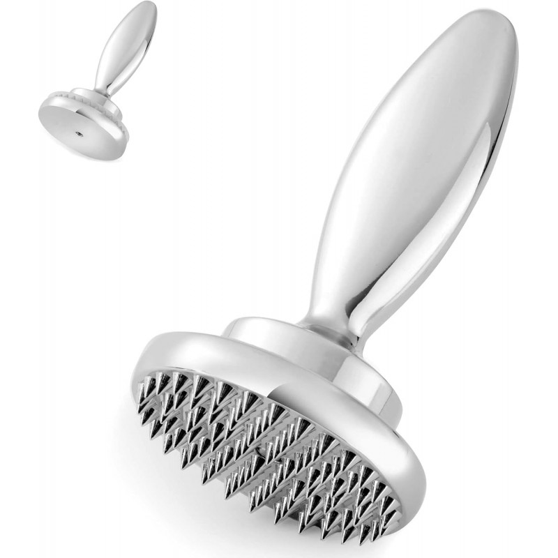 Reversible Meat Tenderizer and Pounder Dual Sided Meat Tenderizer Mallet Marinating Prep Tool