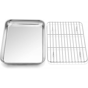 P&P CHEF 10.4 Inch Baking Sheet Pan with...