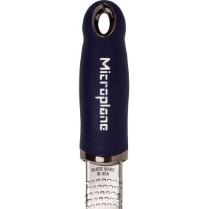 Microplane Premium Citrus Zester and Parmesan Grater (Dark Blue) - Blade Made in the USA