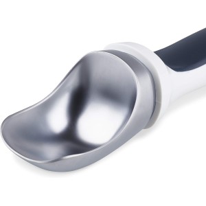 Zyliss E980087 Ice Cream Scoop, 18.5cm/7.25in, Aluminium, Grey, Scoop for Ice Cream/Gelato/Clotted Cream/Sorbet/Mashed Potato, Dishwasher Safe