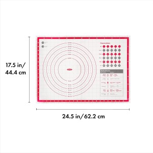 OXO Good Grips Non-Slip Silicone Pastry Mat with Built-In Measurements
