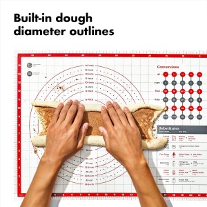 OXO Good Grips Non-Slip Silicone Pastry Mat with Built-In Measurements
