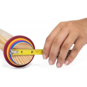 GreenOlive Rolling Pin Guide Ring Spacer Bands (8 Piece Set) Multicolored Flexible Silicone Slip On Baking Accessories Fit 1 3/4” to 2” Wide Dough Rollers