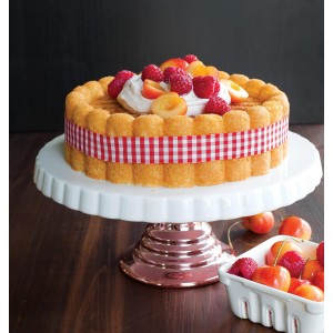 Nordic Ware Charlotte Cake Pan, 6-Cup/1.4 Liters, Toffee