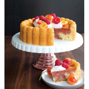 Nordic Ware Charlotte Cake Pan, 6-Cup/1.4 Liters, Toffee