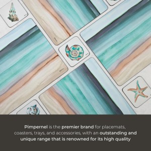 Pimpernel Coasters, One Size, Multi Color