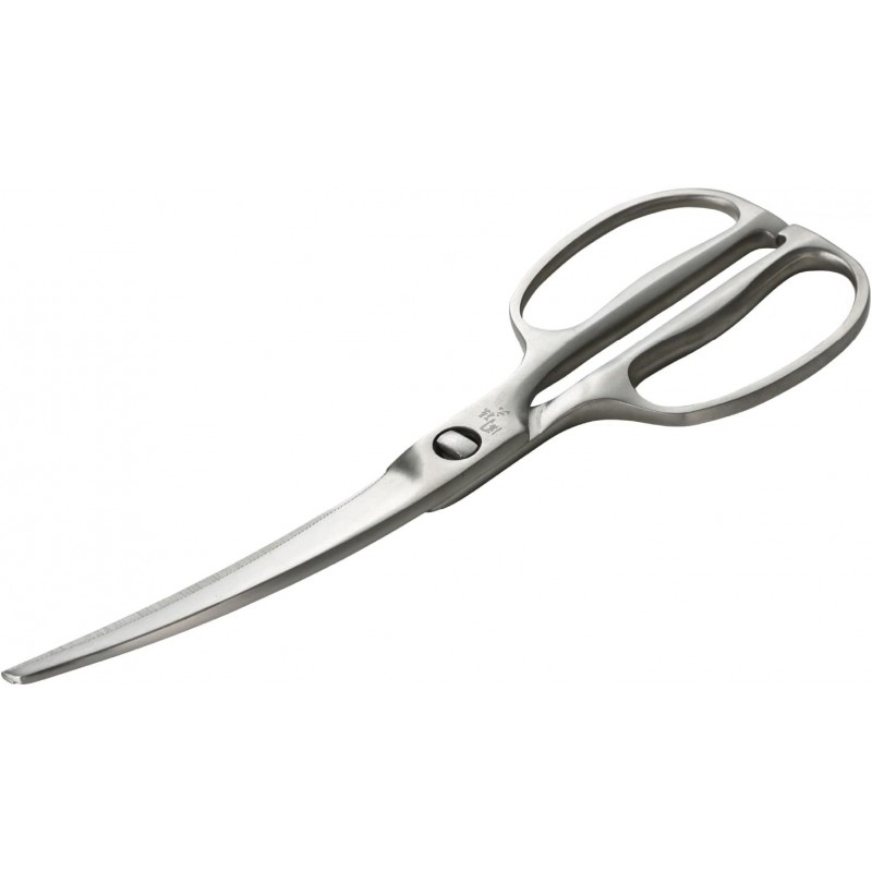 Kai KAI DH3346 Kitchen Scissors Seki Magoroku Disassembly Curved Forged All Stainless Steel Kitchen Tools Made in Japan