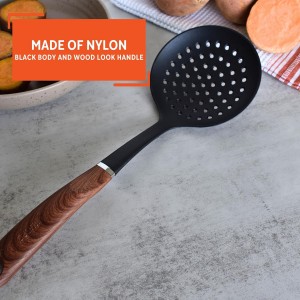 IMUSA USA Nylon Skimmer with Woodlook Handle