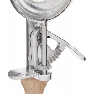 Fox Run Vintage Trigger Ice Cream Scoop, 1.5 x 9 x 2.5 inches, Brown