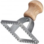 Küchenprofi Pasta Casa Stamp for Cutting Ravioli, Pasta, Cookies, Square, 2.75