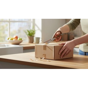 Farberware 5221282 All Purpose Shear, Pecan Wood Handles 8.2 x 3.5 x 0.5 inches