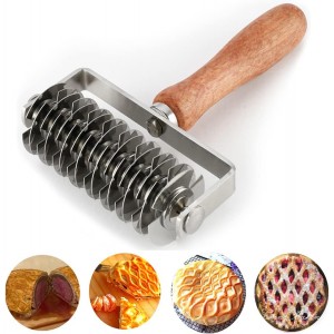 Pastry Lattice Roller Cutter - Stainless...