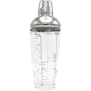 Houdini 24oz Glass Cocktail Shaker, Incl...