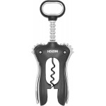 Houdini Wing Corkscrew Wine Bottle Opener, Stainless Steel Non-Stick Spiral, Dishwasher Safe, Clamps Securely onto Bottle, Will Not Crumble Corks
