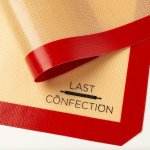 Last Confection Silicone Baking Mat - Set of 2 Non-Stick Quarter Sheet (8-1/2