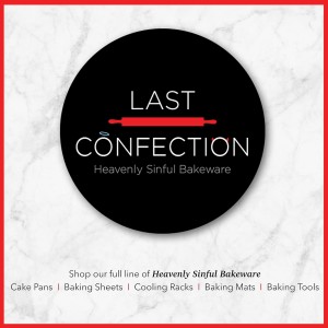 Last Confection Silicone Baking Mat - Set of 2 Non-Stick Quarter Sheet (8-1/2