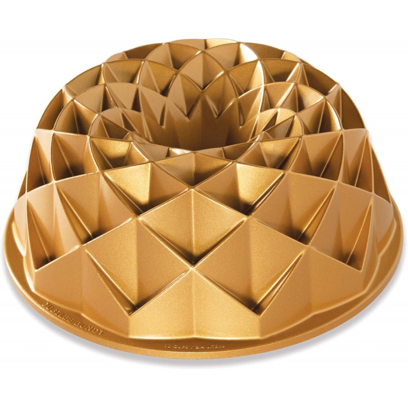 Nordic Ware Jubilee Bundt, 10 Cup, Gold