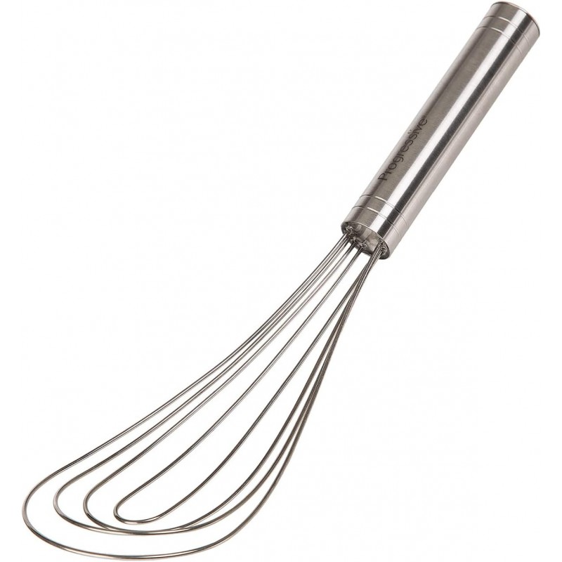 PrepWorks 10 Inch Fat Whisk - Stainless Steel Whisk for Mixing, Beating, and Stirring Sauces, Batter, and More