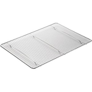 Winco Wire Sheet Pan Grate/Cooling Rack, Chrome Plated, 2/3 Size / 14