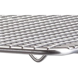 Winco Wire Sheet Pan Grate/Cooling Rack, Chrome Plated, 2/3 Size / 14