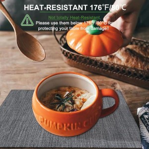 BETEAM Placemats Set of 6, Woven Vinyl Placemat for Dining Table Washable Wipeable Kitchen Place Mats Durable Indoor Outdoor Table Mats