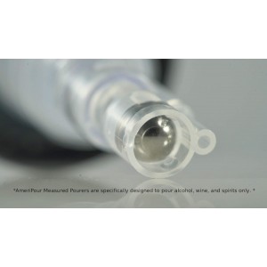 Measured Pourer - Liquor Bottle Pourers - Collared - (3pk) Made 100% In The USA. Bar Spouts That Don't Leak - No Cracks, Just A Perfect Cocktail Pour Everytime. Great for Wine Too! (1oz)