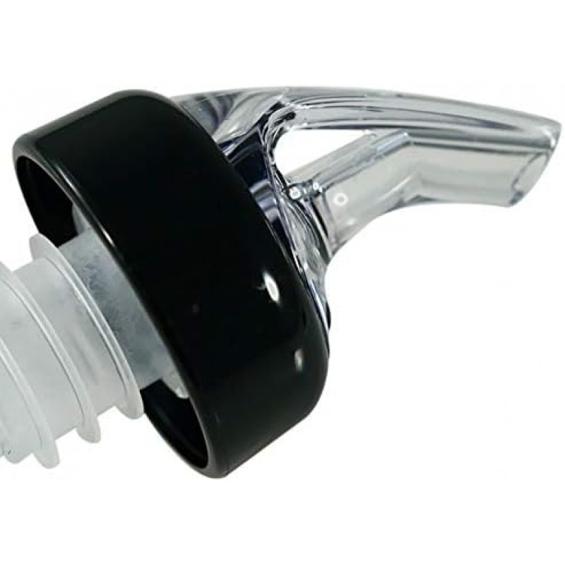 Measured Pourer - Liquor Bottle Pourers - Collared - (3pk) Made 100% In The USA. Bar Spouts That Don't Leak - No Cracks, Just A Perfect Cocktail Pour Everytime. Great for Wine Too! (1oz)