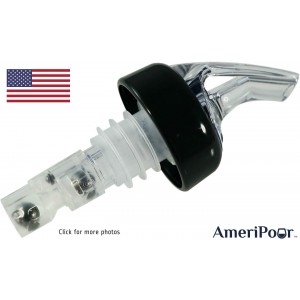 Measured Pourer - Liquor Bottle Pourers - Collared - (3pk) Made 100% In The USA. Bar Spouts That Don't Leak - No Cracks, Just A Perfect Cocktail Pour Everytime. Great for Wine Too! (1.5oz)