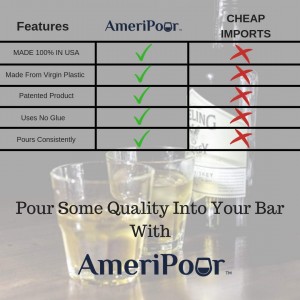 Measured Pourer - Liquor Bottle Pourers - Collared - (3pk) Made 100% In The USA. Bar Spouts That Don't Leak - No Cracks, Just A Perfect Cocktail Pour Everytime. Great for Wine Too! (1.5oz)