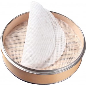 GUCUJI 10 Inch Silicone Bamboo Steamer L...