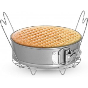 Steamer Rack Trivet with Handles Compatible with Instant Pot Accessories 6 Qt 8 Quart, Pressure Cooker Trivet Wire Steam Rack, Great for Lifting out Whatever Delicious Meats & Veggies You Cook