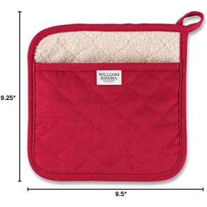 Williams-Sonoma Kitchen Potholder, Claret Red