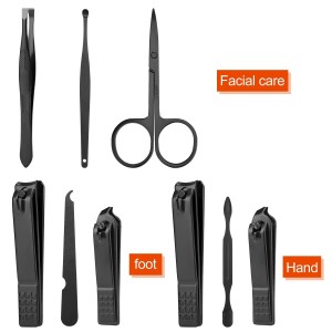 Manicure set Men Personal Care Tools Accessories Finger and Toe Nail Clippers Set Professional Manicure Pedicure Kit With Travel Case Nail Grooming Kit Gifts for Men Women Father Mother