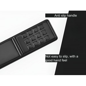 FIXBODY Nail Clippers, Black Stainless Steel Fingernail & Toenail Clippers & Nail File,Great Christmas Gift,Stocking Stuffers for Men and Women