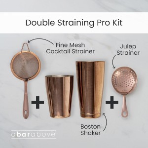 A Bar Above Professional Boston Shakers Set 18 oz Weighted Stainless Steel Cocktail Shaker Set for Bartenders, Premium 304 Steel Bar Shaker, Essential Bartending Tools for Mixing Drinks