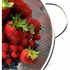 Norpro 2179 Stainless Steel Colander, 5-Quart