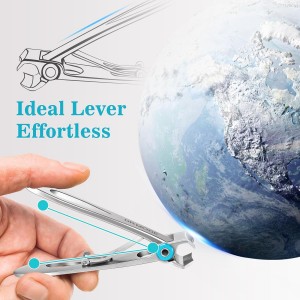 DRMODE Nail Clippers for Men Thick Nails - Large Toe Nail Clippers for Thick Nails for Senior with Wide Jaw Opening, Sharp Finger Nail Clippers Adult Cutter for Tough Nail