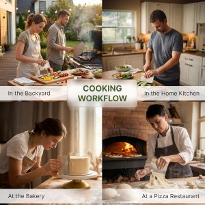 Dough Cutter for Bread and Pizza Dough - Stainless Steel Metal Griddle Scraper Chopper - Multipurpose Bench Scraper Kitchen Utensil for Flat Top Griddle - Commercial Quality