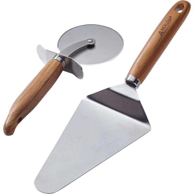 Anolon Tools and Gadgets Pizza Cutter and Server Set