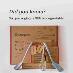 Starpack 'Get a Grip' Silicone Kitchen Tongs for Cooking (2Pcs) - BBQ Tongs for Grill Heat Resistant to 600°F - Stainless Steel Kitchen Utensils w/Non Stick Silicone Tips - 9