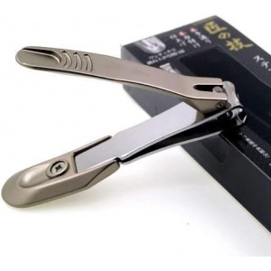 Green Bell - Takumi No Waza - Stainless Steel Nail Clipper (G-1205) - Built-in Nail File - Made in Japan