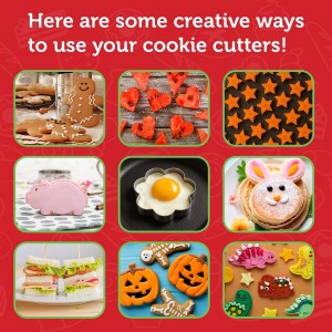 Pumpkin Cookie Cutter 3 Piece Set, Premium Food-Grade Stainless Steel, Dishwasher Safe