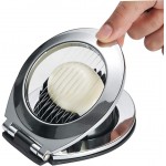 Egg Slicer Egg Cutter Egg Wedger For Hard Boiled Eggs,Stainless Steel Wire with 3 Slicing Styles Silver&Black