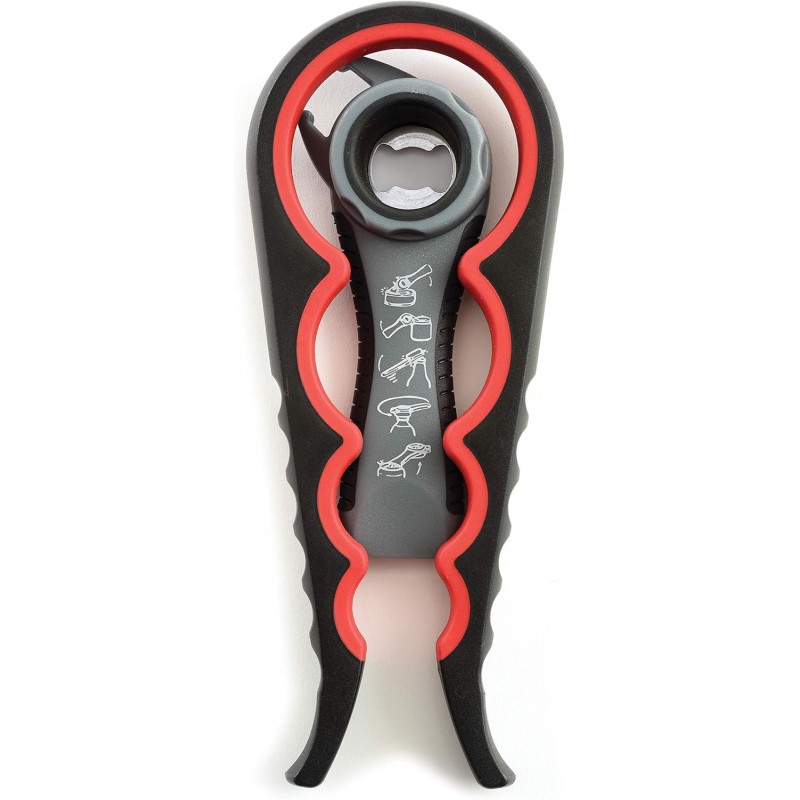 Norpro Multi, Bottle, Gripper Pad for Weak Hands, 6 in 1 Jar Opener