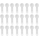 Cornucopia Brands Bulk Pack of Teaspoon Measuring Spoons (24-Pack); 5 ml / 5 cc Scoops Which Fit Inside a Spice Bottle