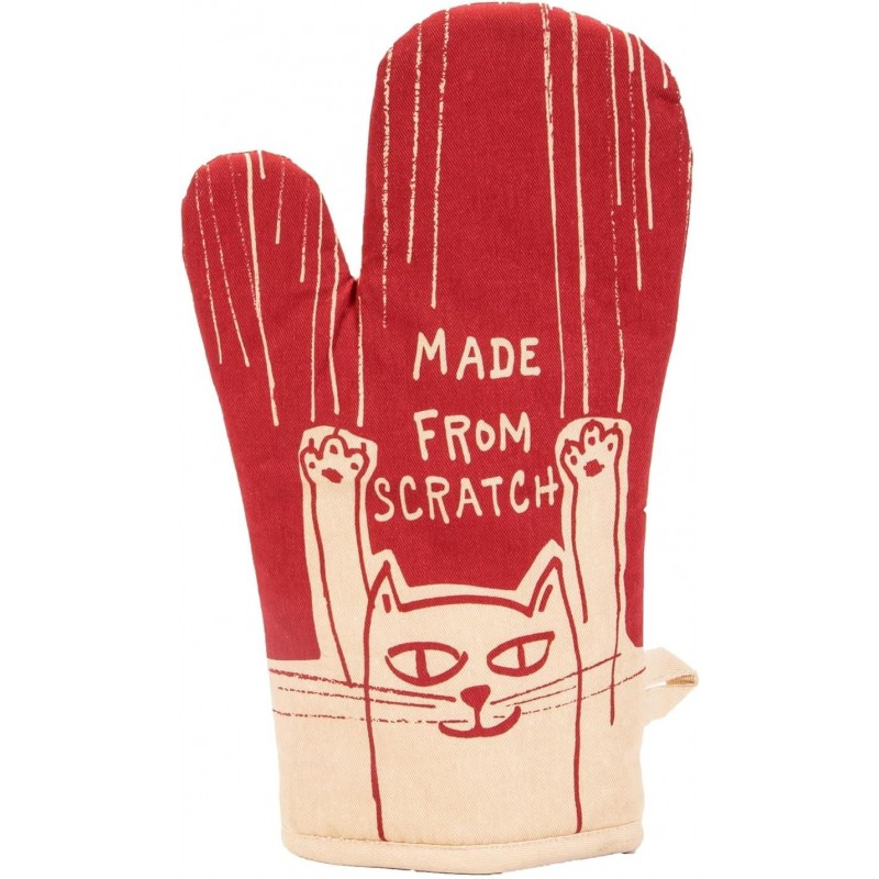 Blue Q Funny Oven Mitt, Made from Scratch. Super-Insulated Quilting, Natural-Fitting Shape, 100% Cotton