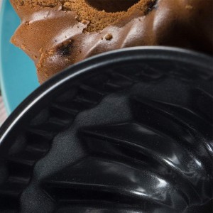 Webake 7 Inch Fluted Tube Pan Non-stick, Heavy Duty Carbon Steel Kugelhopf Cake Baking Mold for 6QT 8QT Insta Pot