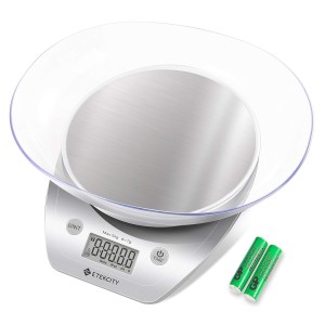 Etekcity Food Kitchen Scale Bowl, Digita...