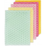 Olivia tree 5PCS Innovative Dish Washing Net Cloths,Scourer, Quick Dry,Perfect Scrubber for Washing Dishes 11